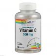 VITAMIN C 500 mg m.Hageb.& Acerola verzög.Solaray