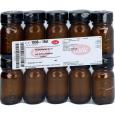 WEITHALSGLAS braun 30 ml m.Schraubdeckel schwarz
