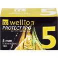 WELLION PROTECT PRO Safety Pen Needles 30 G 5 mm