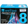 WELLION PROTECT PRO Safety Pen Needles 30 G 8 mm