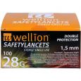 WELLION Safetylancets 28 G Sicherheitseinmallanz.
