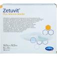 ZETUVIT Plus Silicone Border steril 12,5x12,5 cm