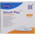 ZETUVIT Plus Silicone Border steril 17,5x17,5 cm