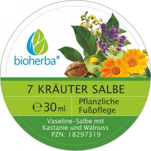 7 KRÄUTER-Salbe pflanzliche Fußpflege