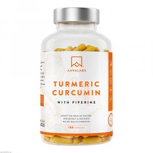 AAVALABS Curcumin+Piperin vegan Kapseln
