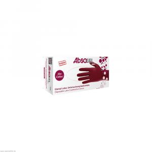 ABSOGEL Unt.Handsch.Einm.Latex unster.puderfr.M