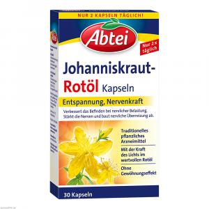 ABTEI Johanniskraut Rotöl Kapseln
