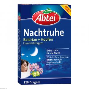 ABTEI Nachtruhe Baldrian+Hopfen Einschlafdragees