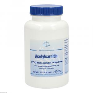 ACETYLCARNITIN 250 mg Junek Kapseln