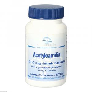 ACETYLCARNITIN 250 mg Junek Kapseln