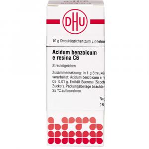 ACIDUM BENZOICUM E Resina C 6 Globuli