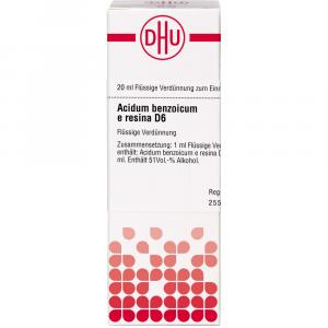 ACIDUM BENZOICUM E Resina D 6 Dilution