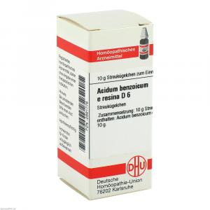 ACIDUM BENZOICUM E Resina D 6 Globuli