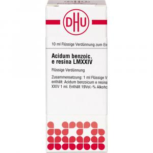 ACIDUM BENZOICUM e resina LM XXIV Dilution