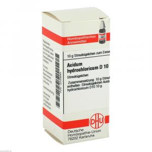 ACIDUM HYDROCHLORICUM D 10 Globuli