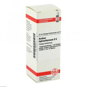 ACIDUM HYDROCHLORICUM D 6 Dilution