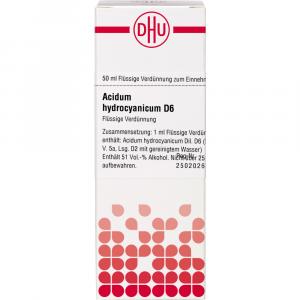 ACIDUM HYDROCYANICUM D 6 Dilution