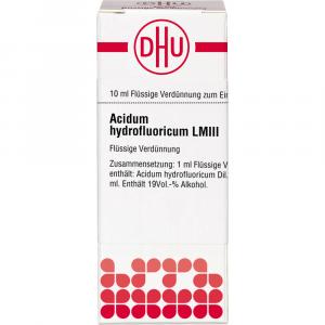 ACIDUM HYDROFLUORICUM LM III Dilution Ind.Fert.