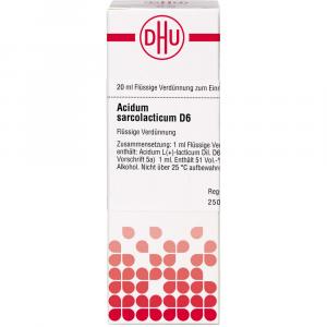 ACIDUM SARCOLACTICUM D 6 Dilution