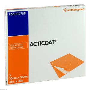 ACTICOAT 10x10 cm antimikrobielle Wundauflage