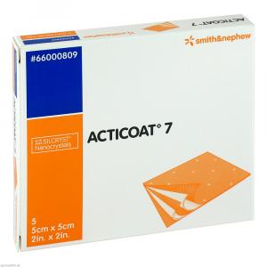 ACTICOAT 7 5x5 cm antimikrob.Wundaufl.7-Tage