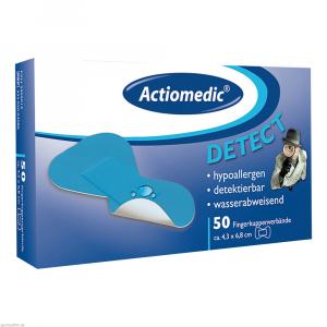 ACTIOPLAST Fing.Kup.Verb.PE 4,3x6,8cm blau det.