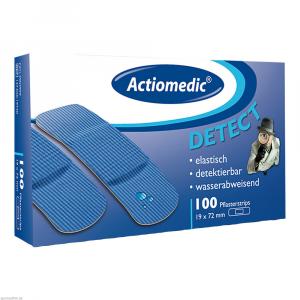 ACTIOPLAST Pflasterstrips 19x72 mm PE blau dt.
