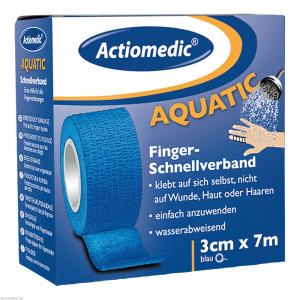 ACTIOPLAST Schnellverband 3cmx7m blau