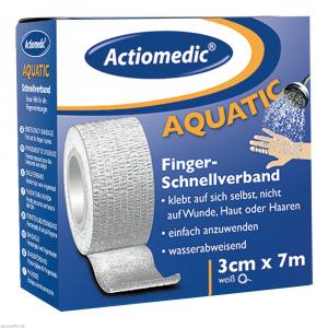ACTIOPLAST Schnellverband 3cmx7m weiß