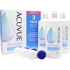 ACUVUE RevitaLens MPDS SC 3x360ml+2xLens Cases