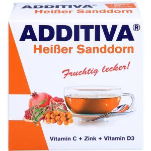 ADDITIVA heißer Sanddorn Pulver Sachets