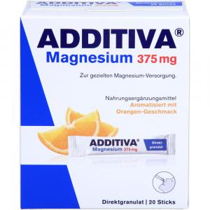 ADDITIVA Magnesium 375 mg Sticks Orange