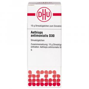 AETHIOPS ANTIMONIALIS D 30 Globuli Ind.Fert.