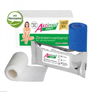AKTIMED Zinkleimverb.HAUT m.Schutzverb.8 cmx3 m