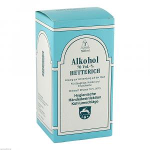 ALKOHOL 70% V/V Hetterich