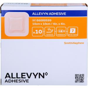 ALLEVYN Adhesive 10x10 cm haftende Wundauflage