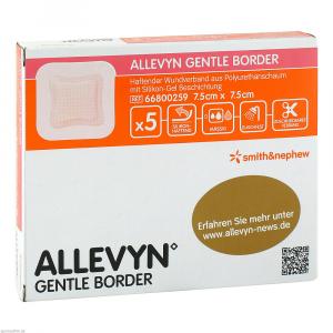 ALLEVYN Gentle Border 7,5x7,5 cm Schaumverb.