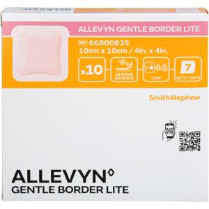 ALLEVYN Gentle Border Lite 10x10 cm Schaumverb.