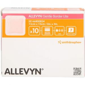 ALLEVYN Gentle Border Lite 7,5x7,5 cm Schaumverb.