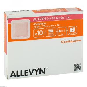 ALLEVYN Gentle Border Lite 7,5x7,5 cm Schaumverb.