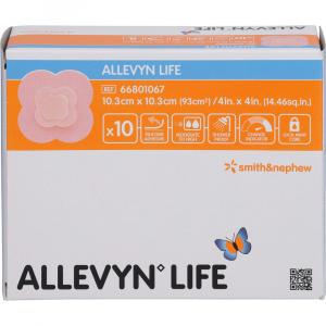 ALLEVYN Life 10,3x10,3 cm Silikonschaumverband