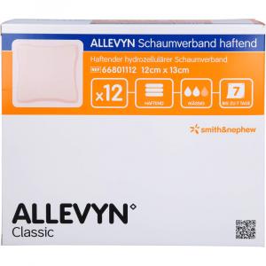 ALLEVYN Schaumverband 12x13 cm haftend