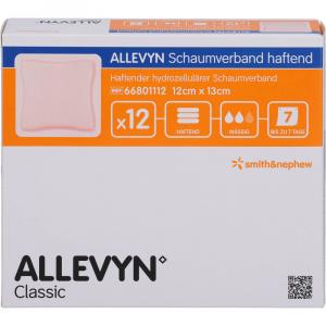 ALLEVYN Schaumverband 12x13 cm haftend