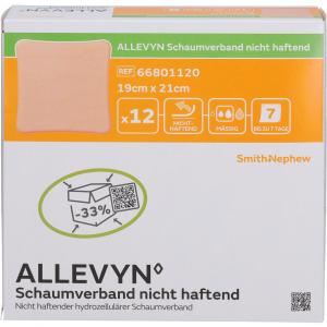 ALLEVYN Schaumverband 19x21 cm nicht haftend