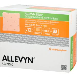 ALLEVYN Silber Schaumverb.9x11 cm nicht haftend