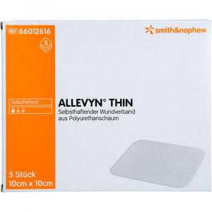 ALLEVYN Thin 10x10 cm dünne Wundauflage