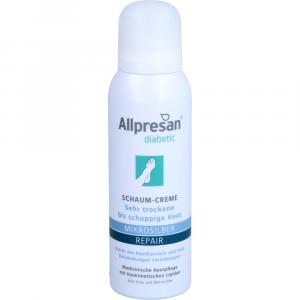 ALLPRESAN diabetic Mikrosilber+Repair Schaum-Creme