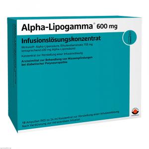 ALPHA-LIPOGAMMA 600 mg Infusionslösungskonz.