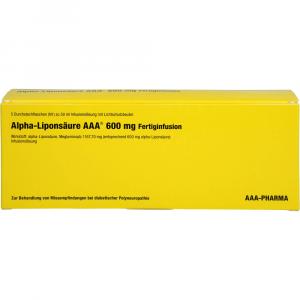 ALPHA LIPONSÄURE AAA 600 mg Injektionsflaschen