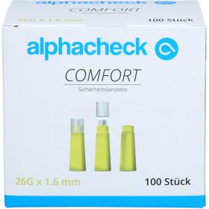 ALPHACHECK comfort Sicherheitslanzett.26 Gx1,6 mm